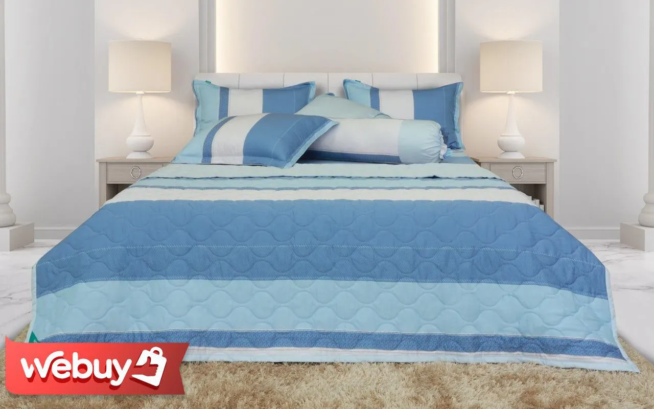F5 giường ngủ mùa hè với những bộ chăn ga gối từ vải tencel mát lịm