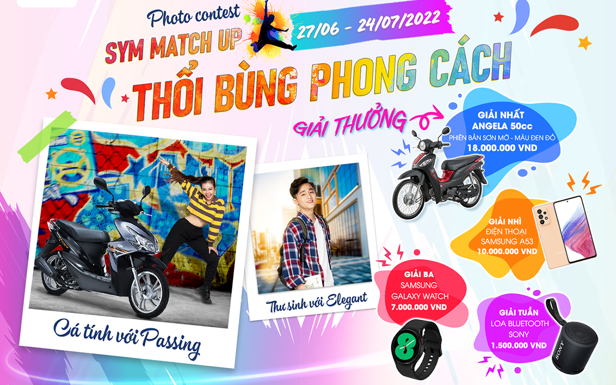 “Sống ảo” nhận quà khủng, chỉ có thể là “SYM match up: Thổi bùng phong cách”!