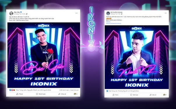 Dàn KOLs đình đám gửi lời chúc mừng sinh nhật iKonix