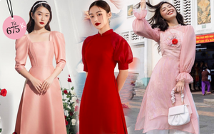 7 địa chỉ mua áo dài tay bồng hot nhất Tết này, giá từ 675K mà xinh mê ly