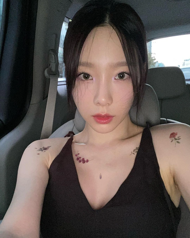 Taeyeon (SNSD) gây bão với màn lột xác: Trễ nải khoe triệt để vòng 1 với 4 hình  xăm trải dài, giờ lại còn trang điểm sexy