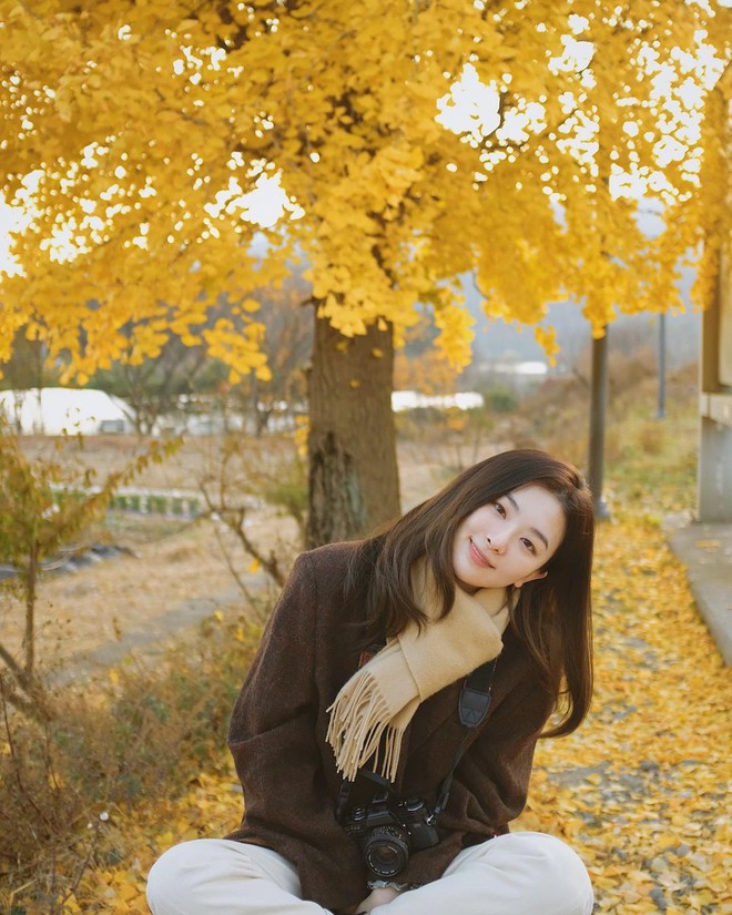 Seulgi (Red Velvet) thu về triệu tim chỉ nhờ bộ ảnh lá vàng mùa Thu, netizen tưởng hình tạp chí nhưng sự thật lại gây ngỡ ngàng - Ảnh 2.