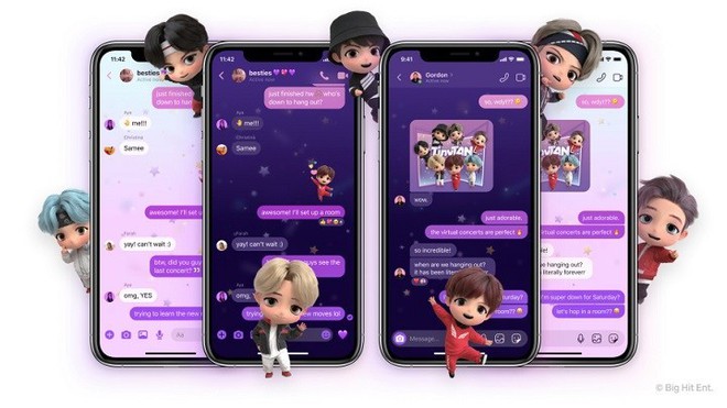 Messenger có theme BTS mới cực xịn sò, ARMY đã thử chưa? - Ảnh 2.