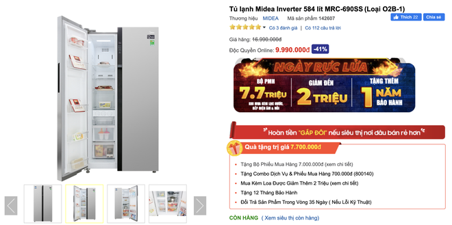Ít nhất 8 mẫu tủ lạnh đang giảm sâu 50% bạn nên mua lẹ - Ảnh 7.