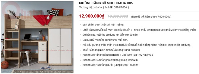 7 mẫu giường ngủ đang được sale mạnh đến 50%, tiết kiệm ngay bạc triệu - Ảnh 11.