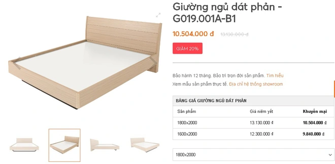 7 mẫu giường ngủ đang được sale mạnh đến 50%, tiết kiệm ngay bạc triệu - Ảnh 9.