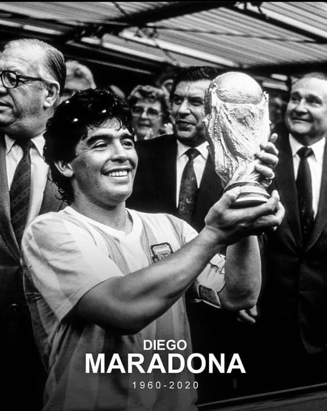 Mạng xã hội tràn ngập hashtag thương tiếc danh thủ người Argentina - Diego Maradona - Ảnh 1.