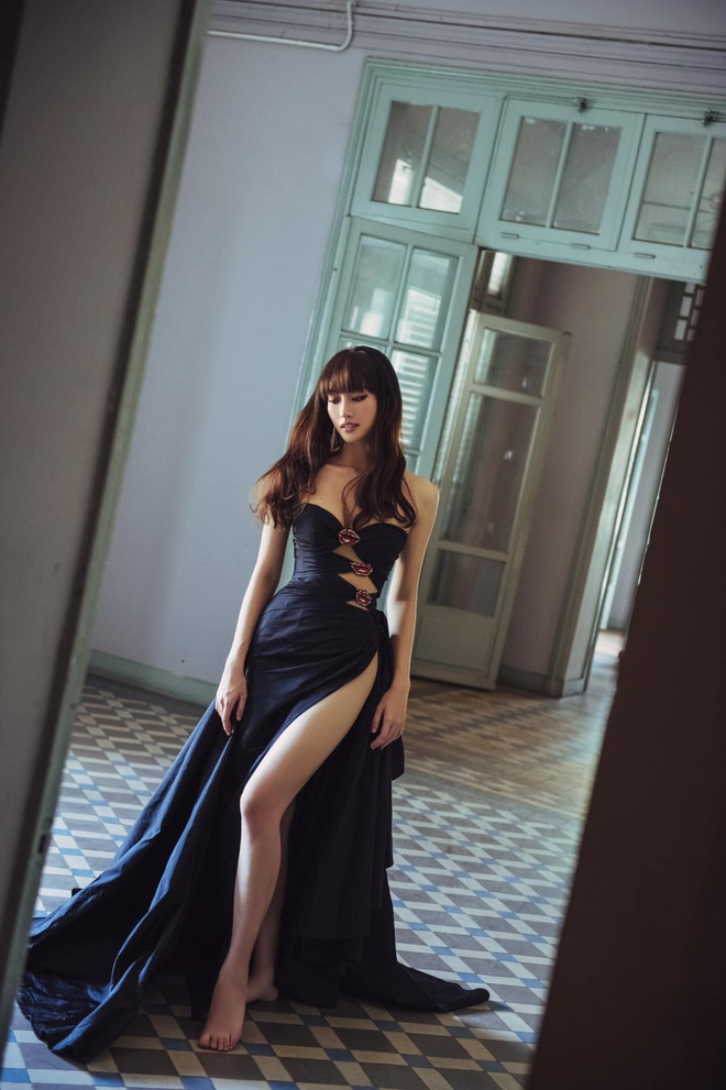 Lương Thuỳ Linh tung ảnh hở bạo nhất từ trước đến giờ, khoe vòng 1 căng tràn và đôi chân dài nhất nhì Vbiz - Ảnh 4.