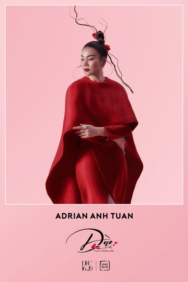 NTK Adrian Anh Tuấn làm “sống dậy” hình ảnh các đào nương trong văn nghệ dân gian bằng thời trang đương đại với BST Đào - Ảnh 3.