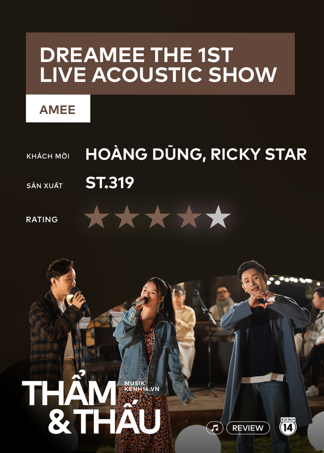 dreamee the 1st live acoustic show - AMEE mạo hiểm trái sở trường để sang trang sự nghiệp? - Ảnh 15.