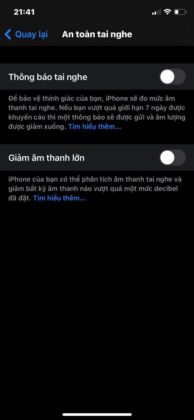 Cách bật cảnh báo tiếng ồn trên iPhone, tránh bị đau tai khi nghe nhạc quá lớn - Ảnh 3.