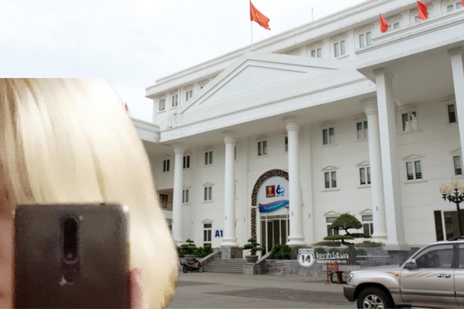 Nữ sinh 2K1 chơi lớn nhuộm tóc ton sur ton với các toà nhà của trường, xem thành tích học càng choáng váng hơn - Ảnh 6.