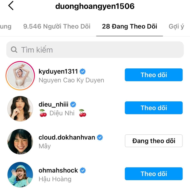 Khánh Vân chỉ follow duy nhất 2 người trong hội chị em Sao Nhập Ngũ 2020 trên Instagram - Ảnh 5.