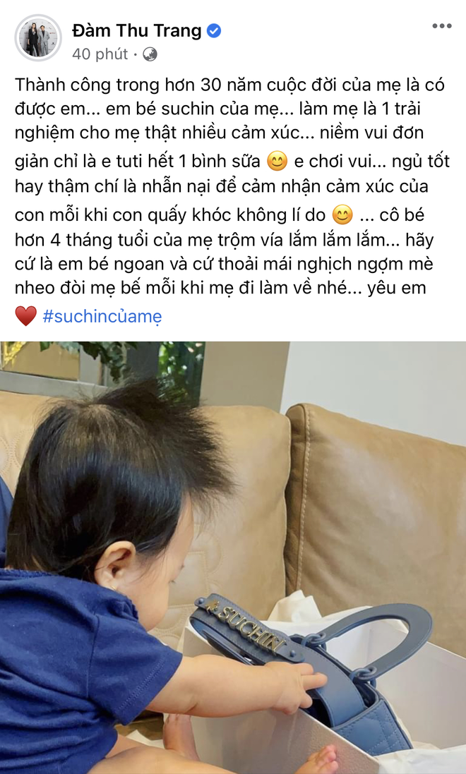 Đàm Thu Trang chi tiền khủng tặng quà cho con gái nhân dịp cuối năm, rich kid tương lai của Vbiz là đây chứ đâu! - Ảnh 2.