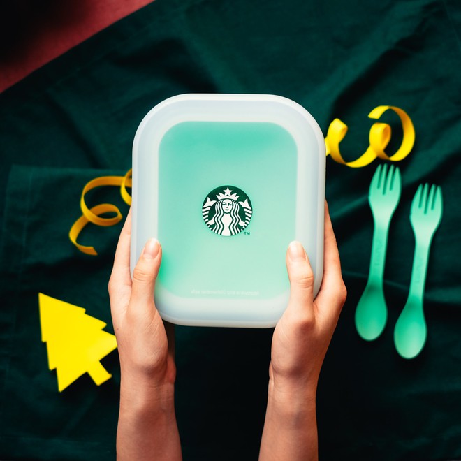 Review hộp cơm Starbucks: Gấp gọn cực tiện nhưng có xứng đáng với giá 400k? - Ảnh 2.