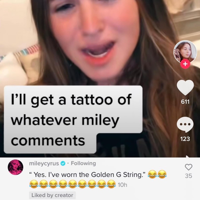 Miley Cyrus đang túc trực ngày đêm trên TikTok, comment vào tất cả video của fan và tạo luôn cơn sốt mới! - Ảnh 10.