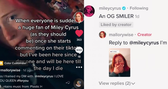 Miley Cyrus đang túc trực ngày đêm trên TikTok, comment vào tất cả video của fan và tạo luôn cơn sốt mới! - Ảnh 11.