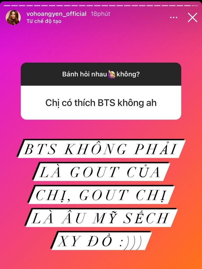 Võ Hoàng Yến thẳng thắn nói BTS không phải gout chị: Bất ngờ được ARMY bênh vực, netizen còn khen ngợi vì thẳng thắn! - Ảnh 1.