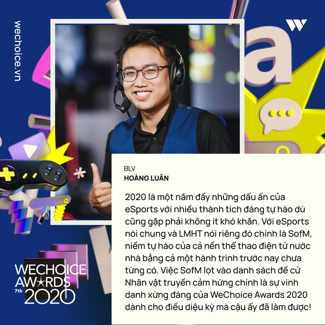 Hoàng Luân, Mạnh An - Biểu tượng VCS, cặp bình luận viên gạo cội của làng eSports Việt sẽ xuất hiện tại WeChoice Awards 2020 - Ảnh 1.