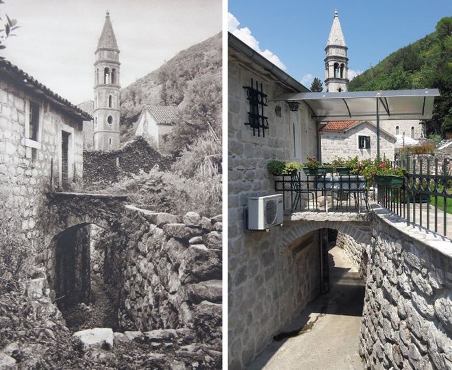 Nhiếp ảnh gia ngao du khắp châu Âu, tìm lại những địa điểm trong loạt ảnh cũ từ 100 năm trước khiến ai cũng ngỡ ngàng vì sự đổi thay kì diệu - Ảnh 13.