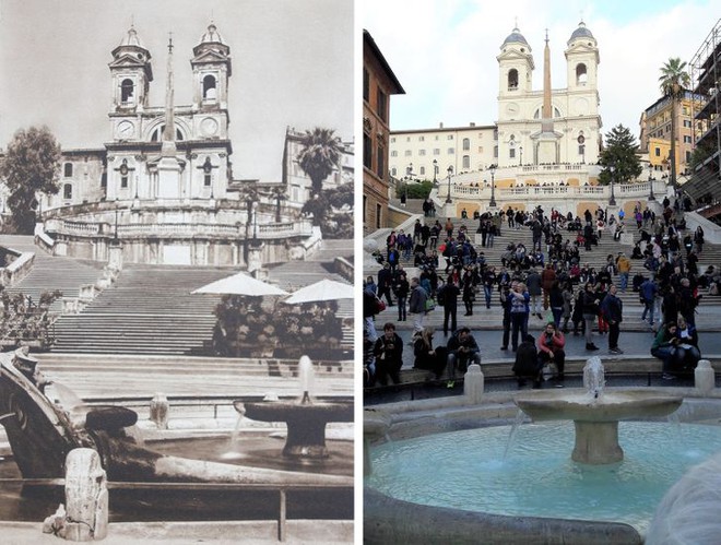 Nhiếp ảnh gia ngao du khắp châu Âu, tìm lại những địa điểm trong loạt ảnh cũ từ 100 năm trước khiến ai cũng ngỡ ngàng vì sự đổi thay kì diệu - Ảnh 5.
