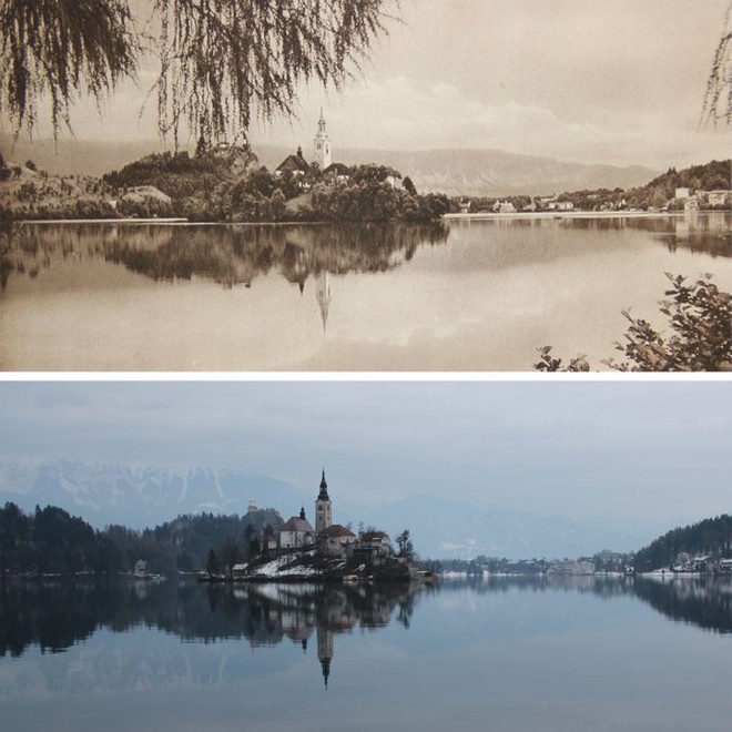 Nhiếp ảnh gia ngao du khắp châu Âu, tìm lại những địa điểm trong loạt ảnh cũ từ 100 năm trước khiến ai cũng ngỡ ngàng vì sự đổi thay kì diệu - Ảnh 15.