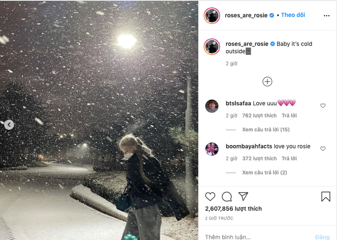 Rosé - Jennie (BLACKPINK) khoe ảnh tuyết rơi nặng hạt gây sốt ở Hàn, fan phát hiện hint hẹn hò với 1 idol nhà SM? - Ảnh 3.