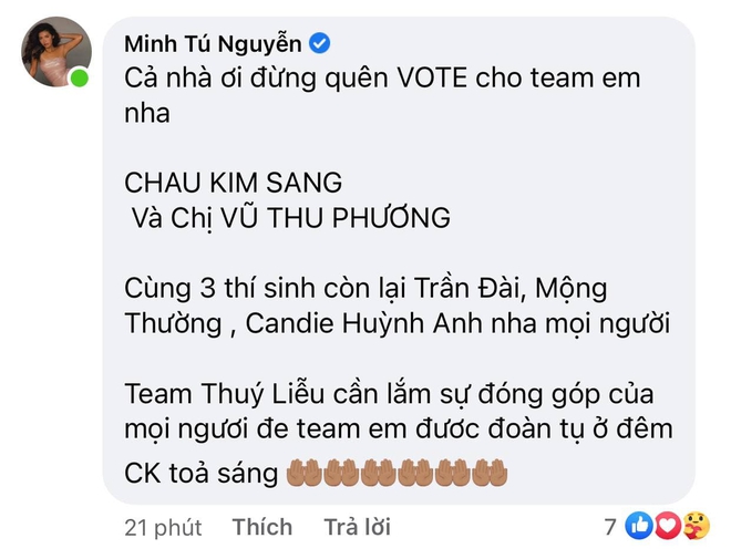 Minh Tú vô tình tiết lộ Vedette Vũ Thu Phương sẽ bị loại sớm ở show người đẹp chuyển giới? - Ảnh 3.