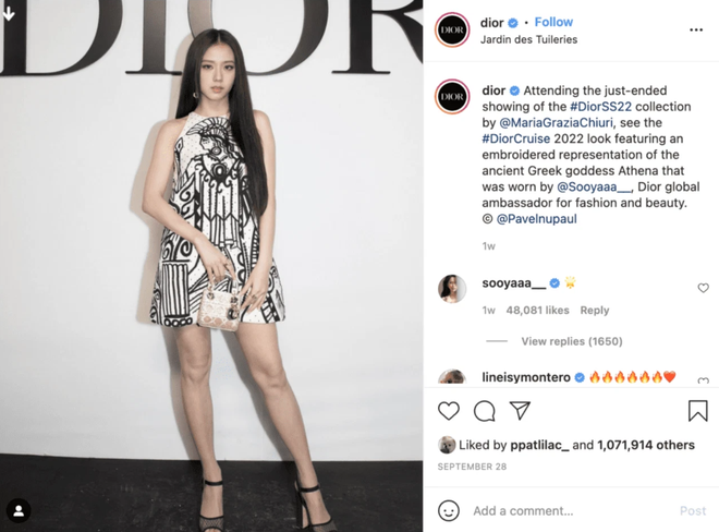Vừa dự Fashion Week, nữ thần Jisoo (BLACKPINK) đã ẵm trọn cho bản thân và cả Dior… 400 tỷ chỉ với vài bức ảnh? - Ảnh 4.