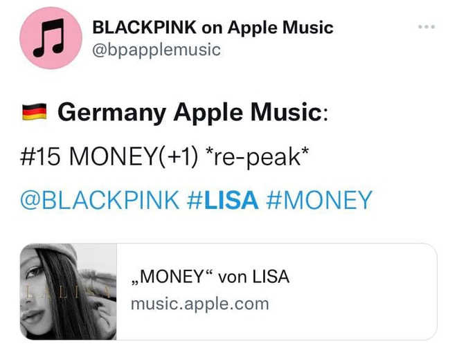 Lisa sở hữu MONEY hit với thành tích dài không đếm xuể, bài hát b-side không quảng bá mà đỉnh ngang ngửa LALISA - Ảnh 15.