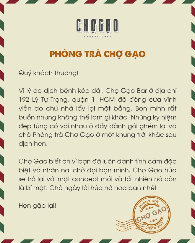 Một phòng trà nổi tiếng ở trung tâm TP.HCM chính thức đóng cửa vĩnh viễn sau dịch Covid-19, khán giả không khỏi tiếc nuối! - Ảnh 1.