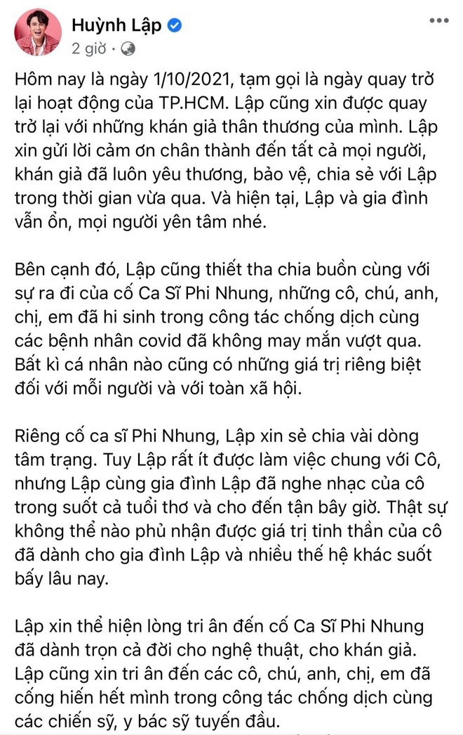 Huỳnh Lập chính thức comeback sau thời gian nghi vướng vào mối quan hệ open, thái độ thế nào? - Ảnh 2.