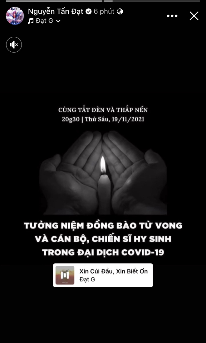 Khánh Vân xúc động viết tâm thư dài, dàn sao Việt hướng về lễ tưởng niệm hơn 23.000 đồng bào mất do Covid-19 - Ảnh 10.
