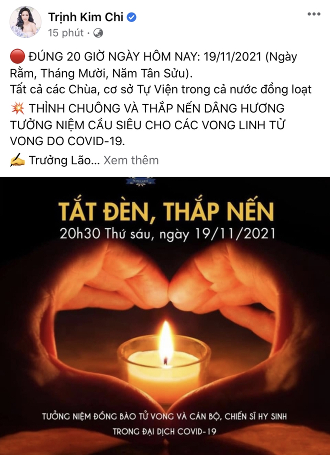 Khánh Vân xúc động viết tâm thư dài, dàn sao Việt hướng về lễ tưởng niệm hơn 23.000 đồng bào mất do Covid-19 - Ảnh 18.