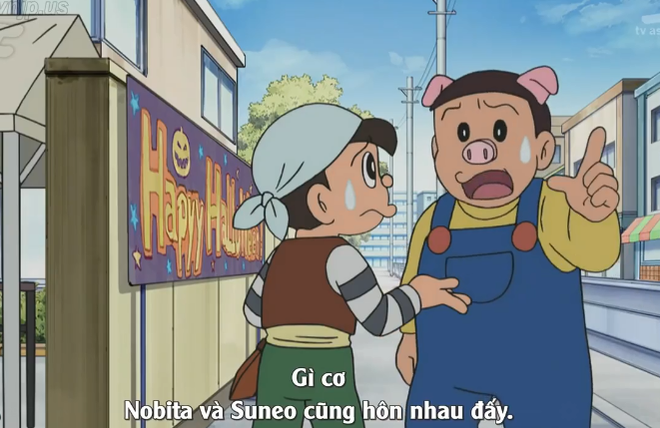 Chấn động nụ hôn đồng giới duy nhất ở Doraemon: Nobita khóa môi cậu bạn thân, còn bị mọi người rêu rao như bắt cá hai tay? - Ảnh 6.