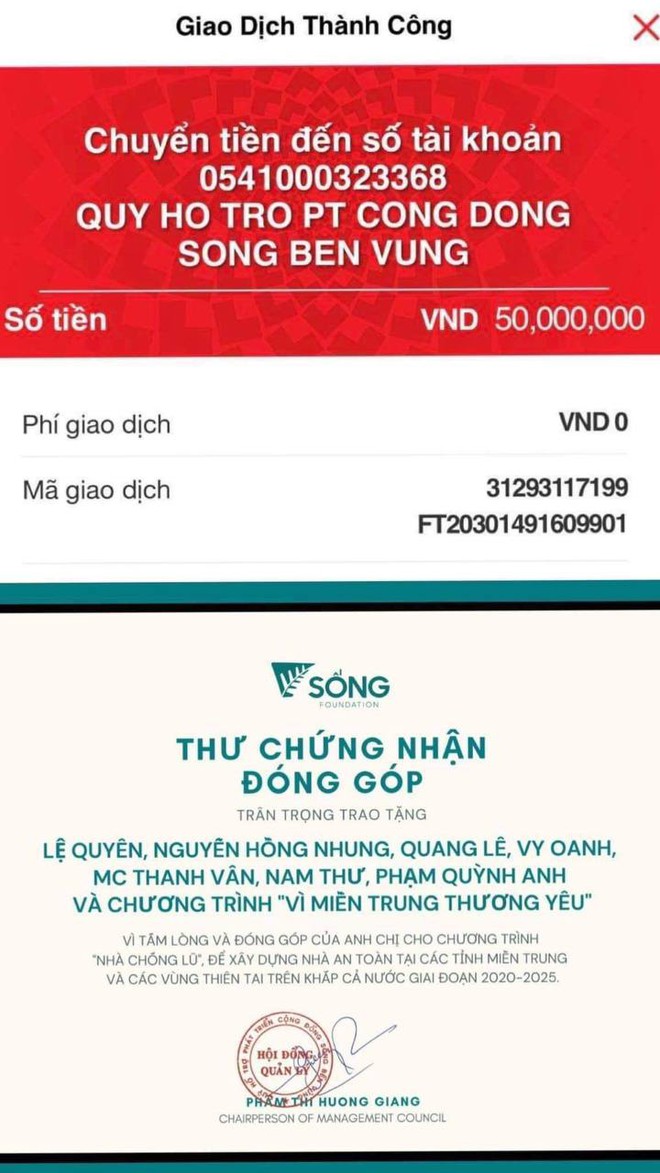 Cuối cùng cũng tìm thấy 50 triệu khiến Lệ Quyên vướng nghi vấn ăn chặn tiền từ thiện - Ảnh 2.