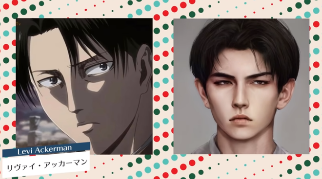 Dàn nhân vật anime Attack On Titan đẹp sốc xỉu khi hóa người thật: Chồng quốc dân Levi chuẩn idol, hội đả nữ nhìn muốn cưới gấp! - Ảnh 17.