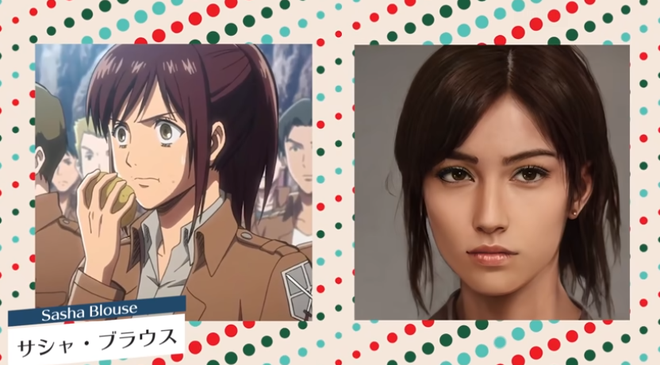 Dàn nhân vật anime Attack On Titan đẹp sốc xỉu khi hóa người thật: Chồng quốc dân Levi chuẩn idol, hội đả nữ nhìn muốn cưới gấp! - Ảnh 11.