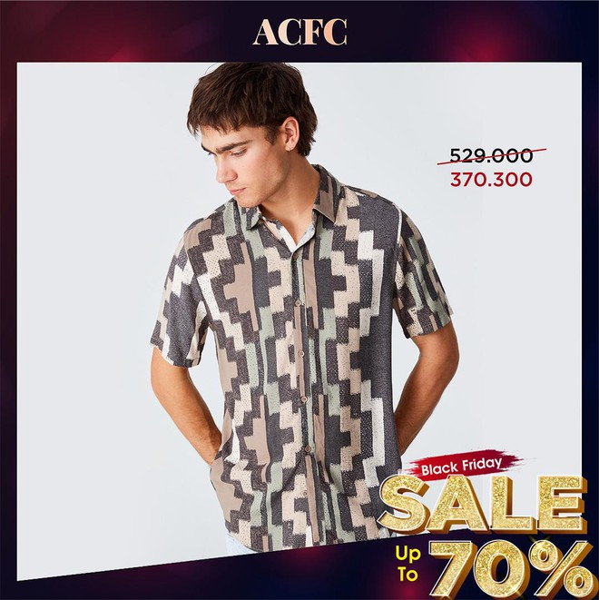 Loạt thương hiệu thời trang đình đám giảm giá cực khủng lên đến 70%   tại ACFC trong dịp Black Friday này! - Ảnh 2.