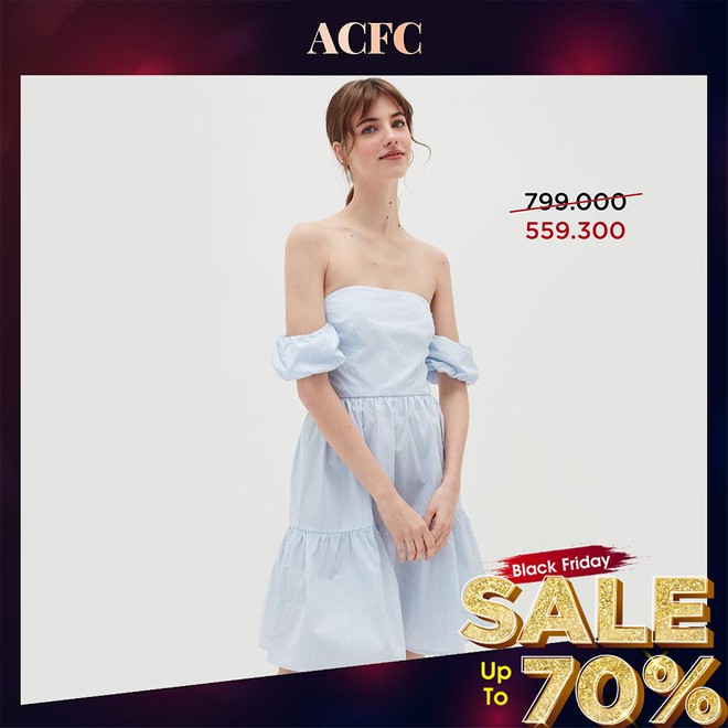 Loạt thương hiệu thời trang đình đám giảm giá cực khủng lên đến 70%   tại ACFC trong dịp Black Friday này! - Ảnh 3.