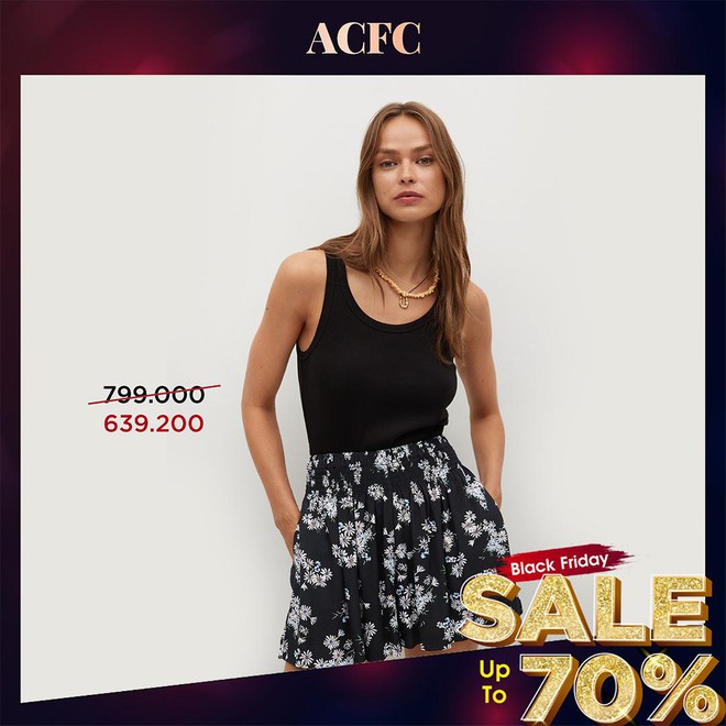 Loạt thương hiệu thời trang đình đám giảm giá cực khủng lên đến 70%   tại ACFC trong dịp Black Friday này! - Ảnh 7.