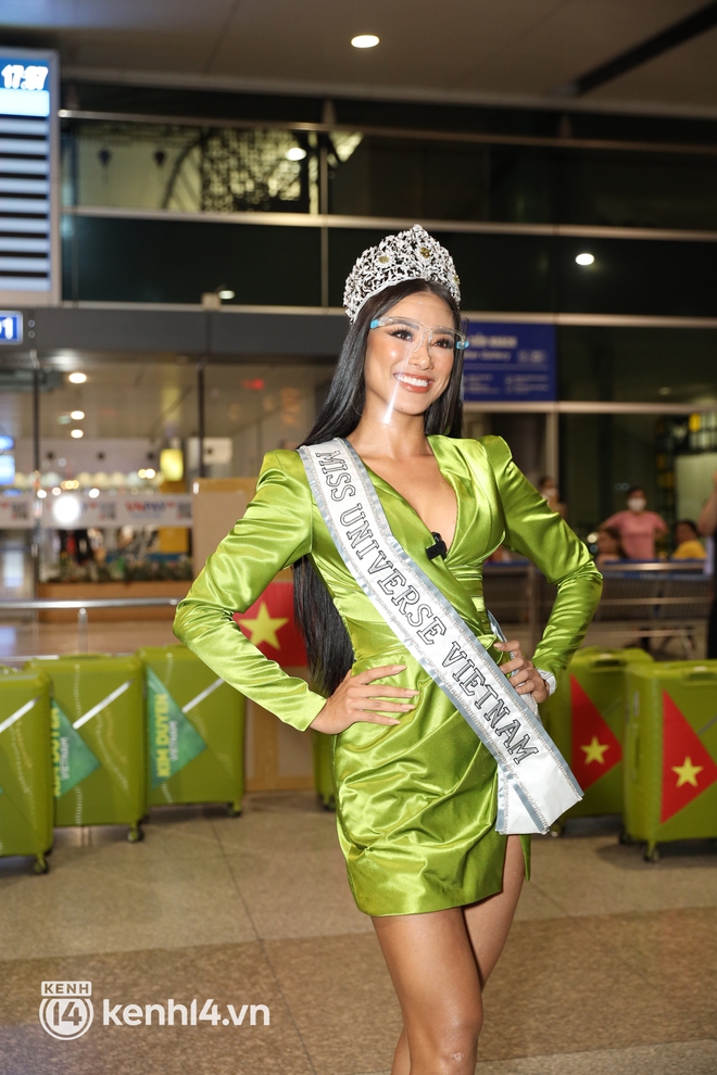 Kim Duyên xanh lá toàn tập, chính thức lên đường đến Israel chinh chiến Miss Universe 2021 - Ảnh 5.