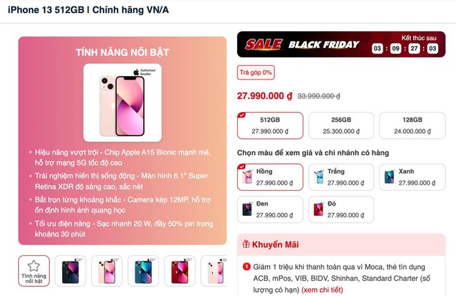 Nhiều smartphone đang giảm giá cực sốc lên đến 7 triệu đồng dịp Black Friday 2021 - Ảnh 3.