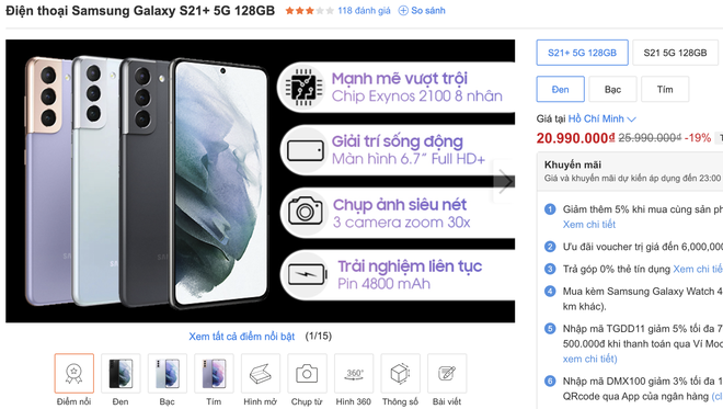 Nhiều smartphone đang giảm giá cực sốc lên đến 7 triệu đồng dịp Black Friday 2021 - Ảnh 4.