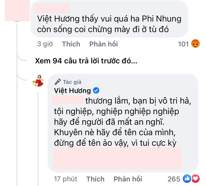NS Việt Hương đáp căng antifan, nguyên nhân có liên quan đến đồng nghiệp quá cố - Ảnh 2.