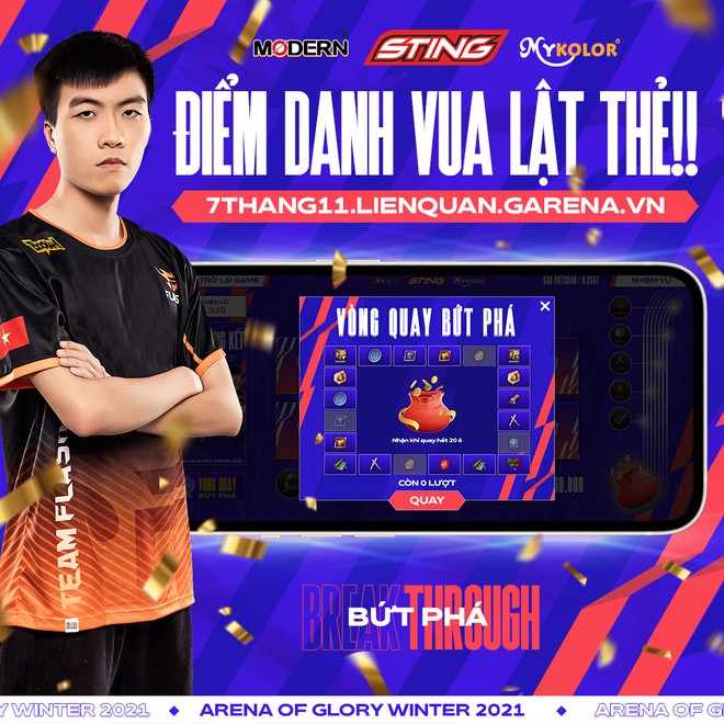 Game thủ Liên Quân nhận hàng loạt skin và quà tặng giá trị trong sự kiện Chung kết Đấu Trường Danh Vọng mùa Đông 2021 - Ảnh 2.