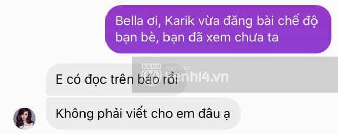 Karik đăng status 8 chữ, bạn gái cũ chỉ nói 2 câu làm rõ thái độ giữa ồn ào tố ai đó phỉ báng, mạt sát? - Ảnh 3.