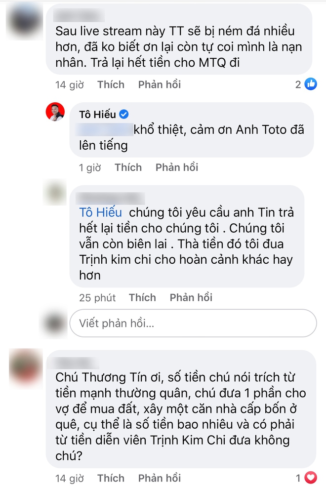 Netizen đòi Thương Tín trả lại tiền đã quyên góp sau lùm xùm quay lưng tố Trịnh Kim Chi  - Ảnh 4.