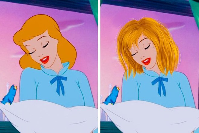Cười xỉu hội công chúa Disney nếu có mái tóc thực tế: Lọ Lem ngủ dậy tóc bết như rễ tre, Mulan lại xinh đỉnh của chóp! - Ảnh 2.
