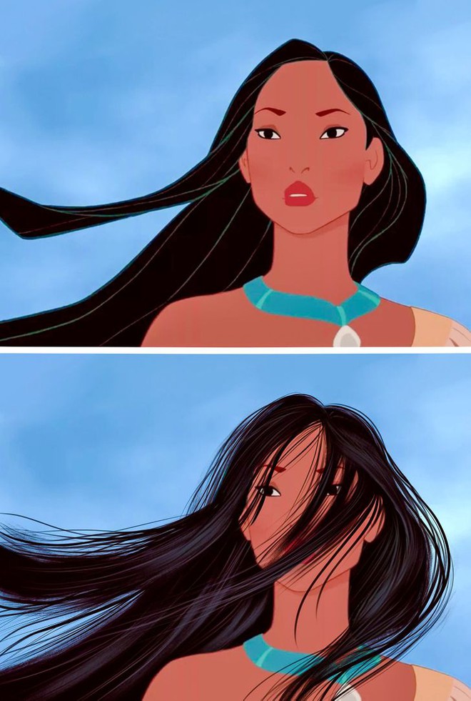 Cười xỉu hội công chúa Disney nếu có mái tóc thực tế: Lọ Lem ngủ dậy tóc bết như rễ tre, Mulan lại xinh đỉnh của chóp! - Ảnh 5.